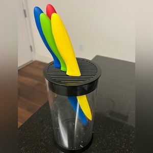4 piece cooking cutting knife set